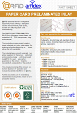 ECO Umweltfreundliche NFC RFID Papier Vorlaminate 2024 226